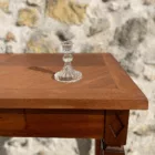 Bougeoir chic en verre transparent