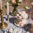 Bougeoirs laiton or vintage
