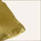 Coussin carré jaune foncé 50x50