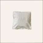 Coussin carré rose clair 50x50