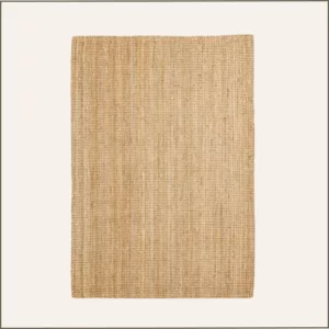 Grand tapis rectangulaire jute