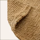 Grand tapis rectangulaire jute