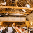 Guirlandes LED blanc chaud 100m - fil transparent