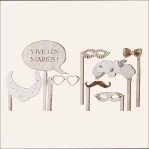 Kit accessoires photobooth en bois