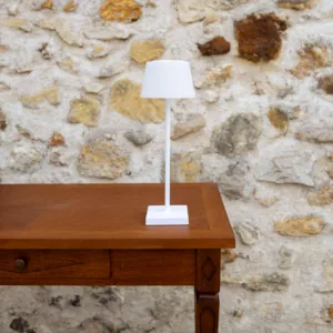 Lampe de table blanche
