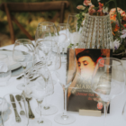 Lampe de table or et verre