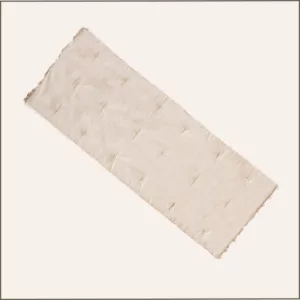 Matelas d'assise écru à franges