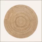 Tapis rond jute