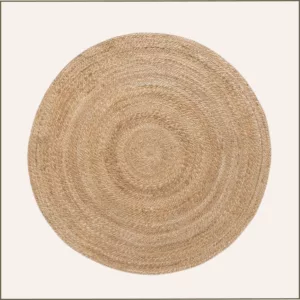 Tapis rond jute