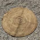 Tapis rond jute