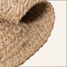 Tapis rond jute