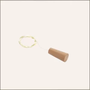 Bouchon guirlande LED blanc chaud