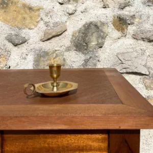 Bougeoir soucoupe hexagonal