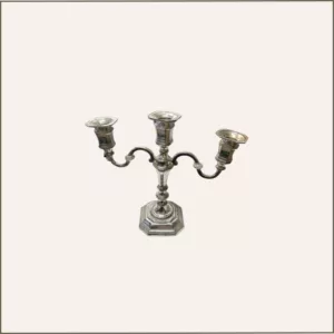 Chandelier vintage laiton argent