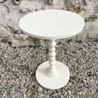 Guéridon bois ivoire