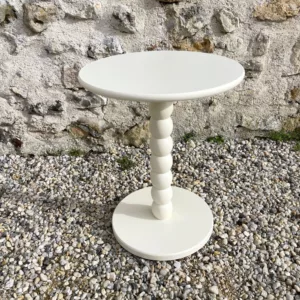 Guéridon bois ivoire