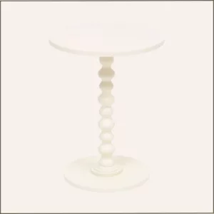 Guéridon en bois ivoire