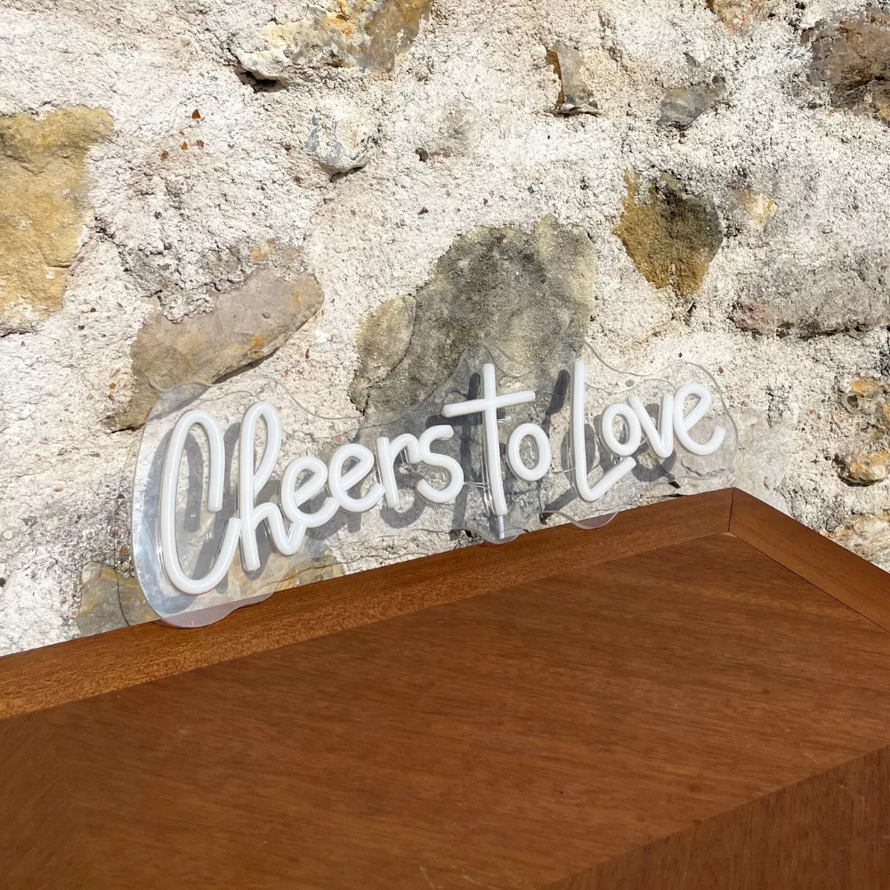 Neon cheers to love Neon cheers to love