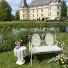 Banc en fer forgé