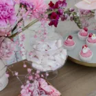 Bonbonnière chic en verre transparent