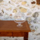 Bonbonnière en verre L