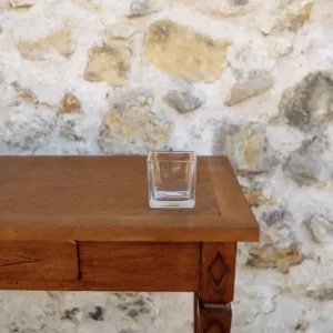 Bonbonnière en verre carrée