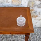 Bonbonnière en verre strié circus