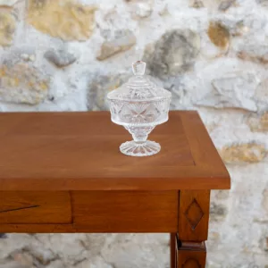 Bonbonnière vintage sur pied