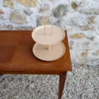 Plateau de présentation rose saumon