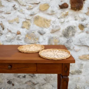 Plateau en osier fin