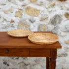 Plateau en osier &eacute;pais