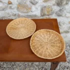 Plateau en osier épais