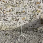 Pupitre fer forgé blanc