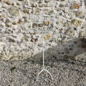 Pupitre fer forgé blanc