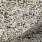 Pupitre fer forgé blanc