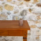 Soliflore cylindrique à col or taupe