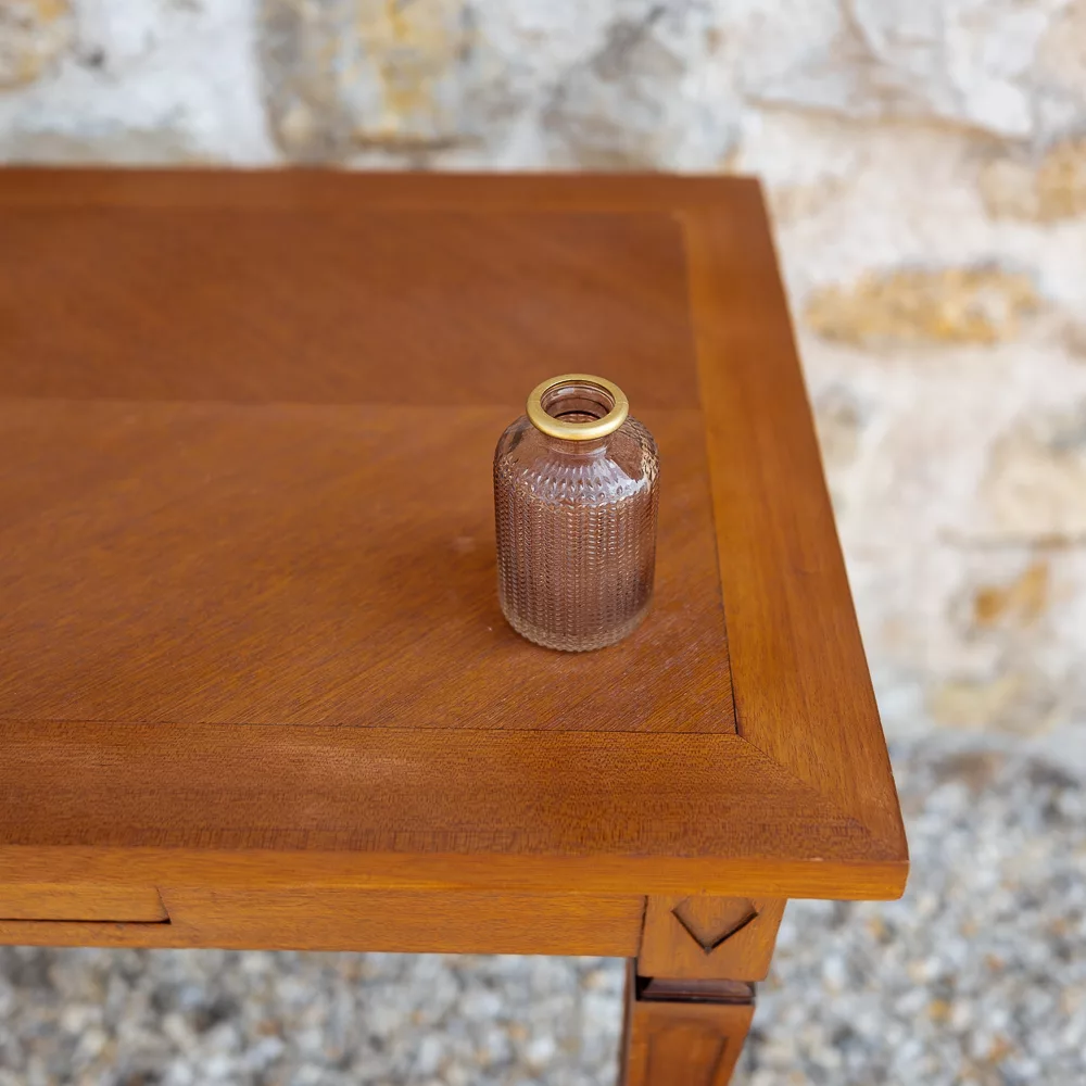 Soliflore cylindrique à col or taupe