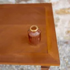 Soliflore cylindrique à col or vieux rose