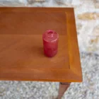 Soliflore cylindrique strié rose