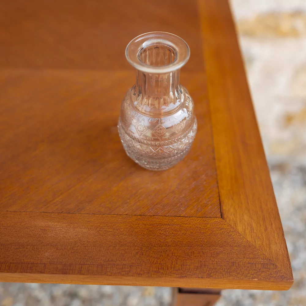 Soliflore en verre transparent