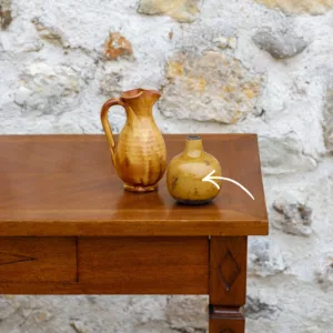 Soliflore grès moutarde vieilli