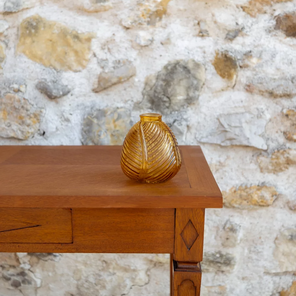 Soliflore ovale à feuillages orange Soliflore ovale à feuillages orange