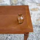 Soliflore ovale ambré doré