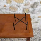 Support métal noir pour jarre