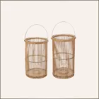 Duo de lanternes en bambou