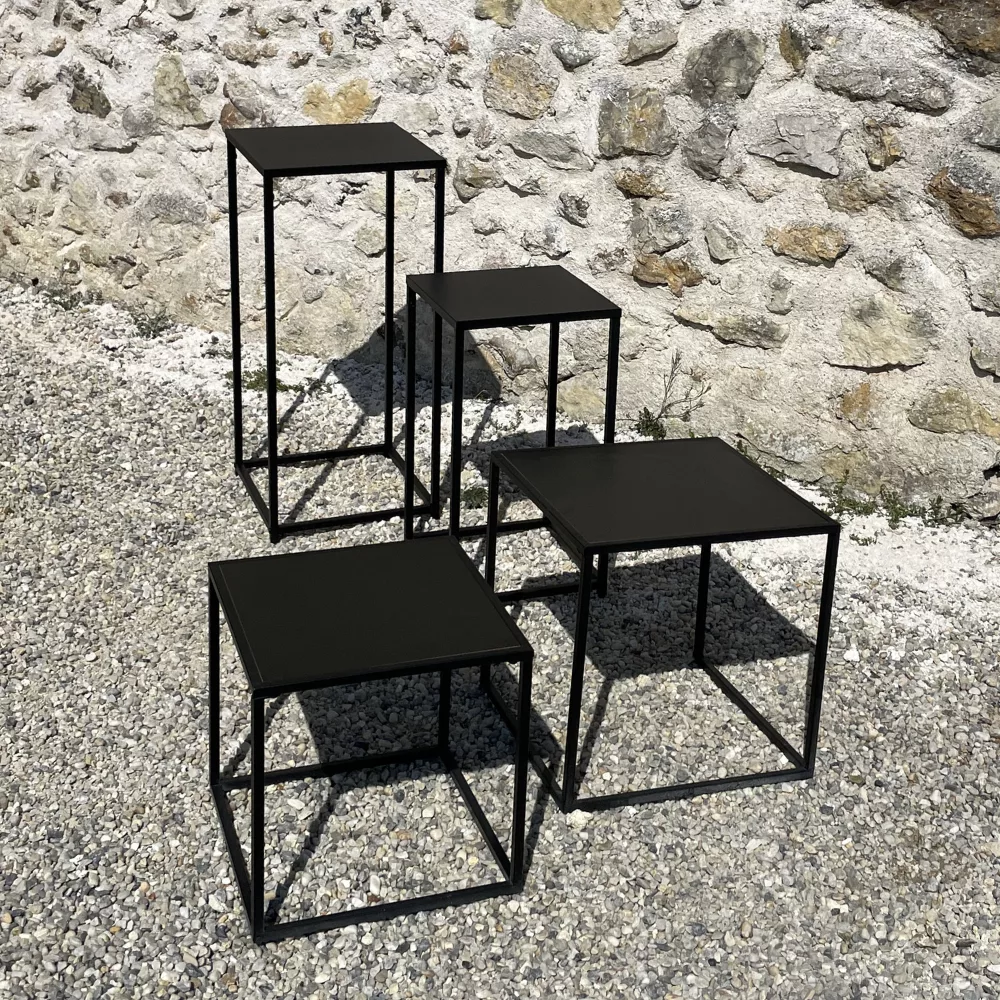 Ensemble sellettes noires
