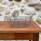 Panier vintage à anses marron