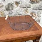 Panier vintage à anses marron