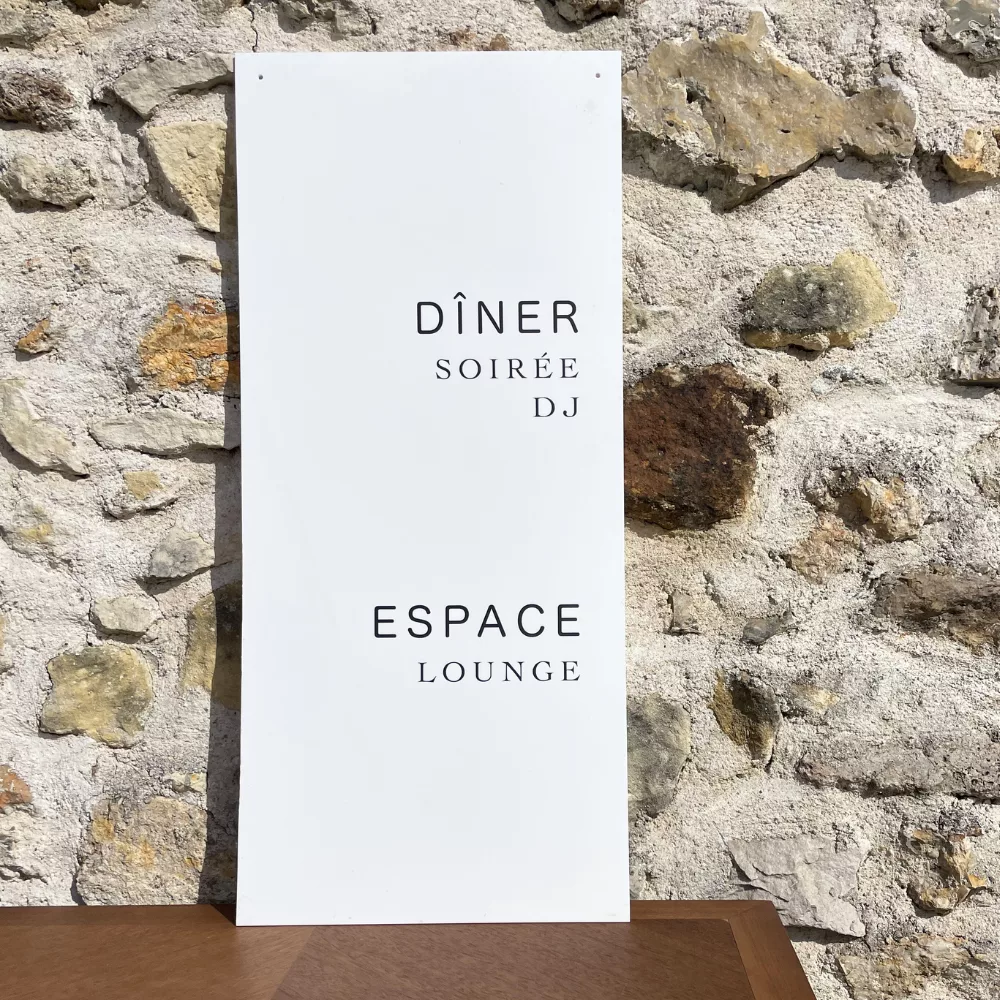 Panneau plexi rectangulaire Dîner-Lounge Panneau plexi rectangulaire Dîner-Lounge