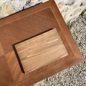 Panneau rectangulaire en bois brut à personnaliser